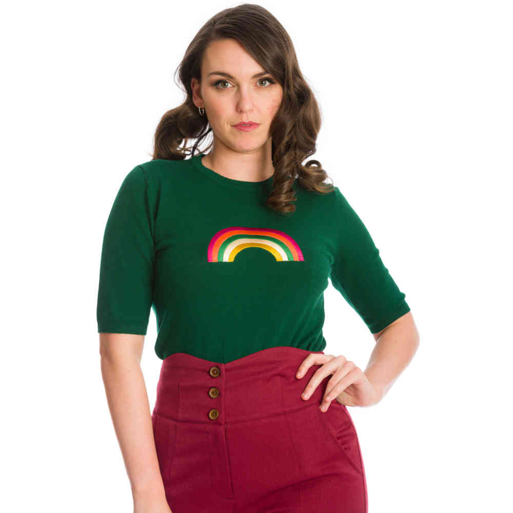 Dancing Days - RAINBOW WINTER Strick pullover - Grün